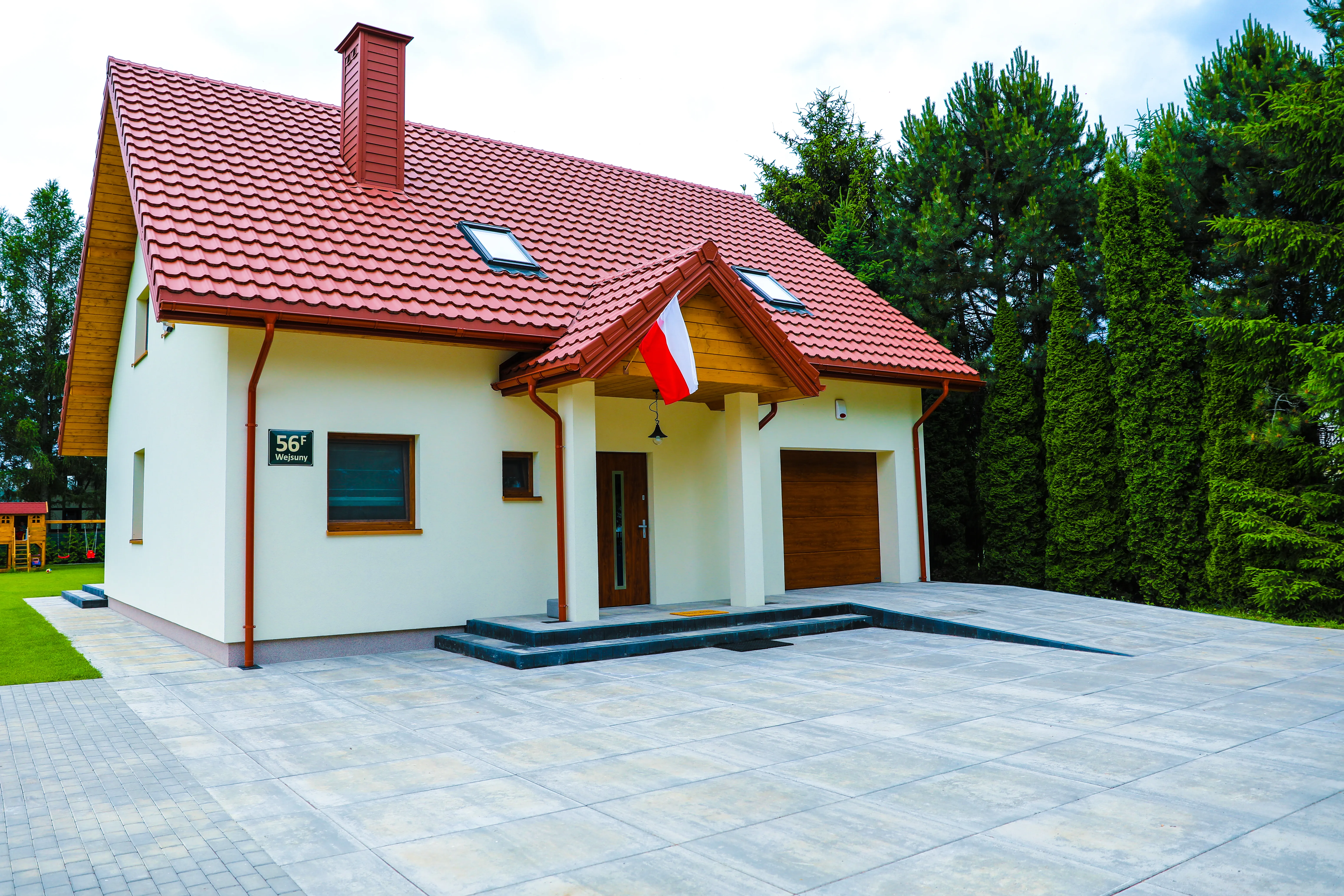 Dom Wejsuniak Mazury – widok od frontu